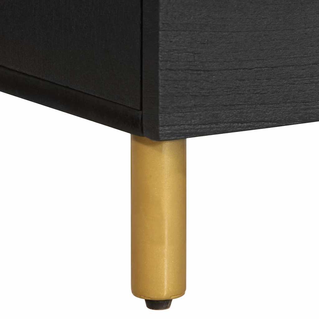 Nattbord Sengbord Svart 40x33x46 cm