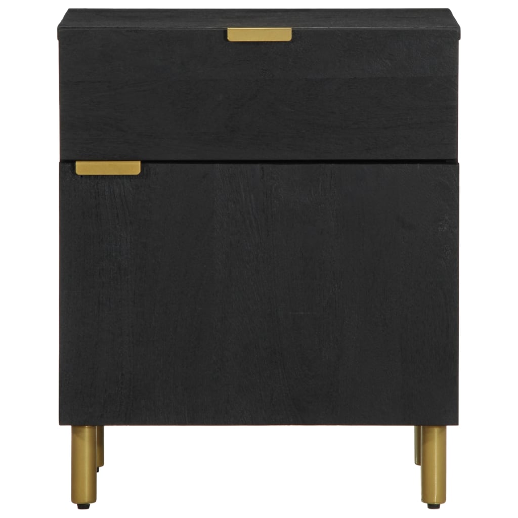 Nattbord Sengbord Svart 50x33x60 cm