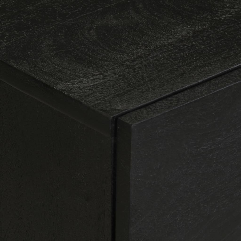 Nattbord Sengbord Svart 50x33x62 cm