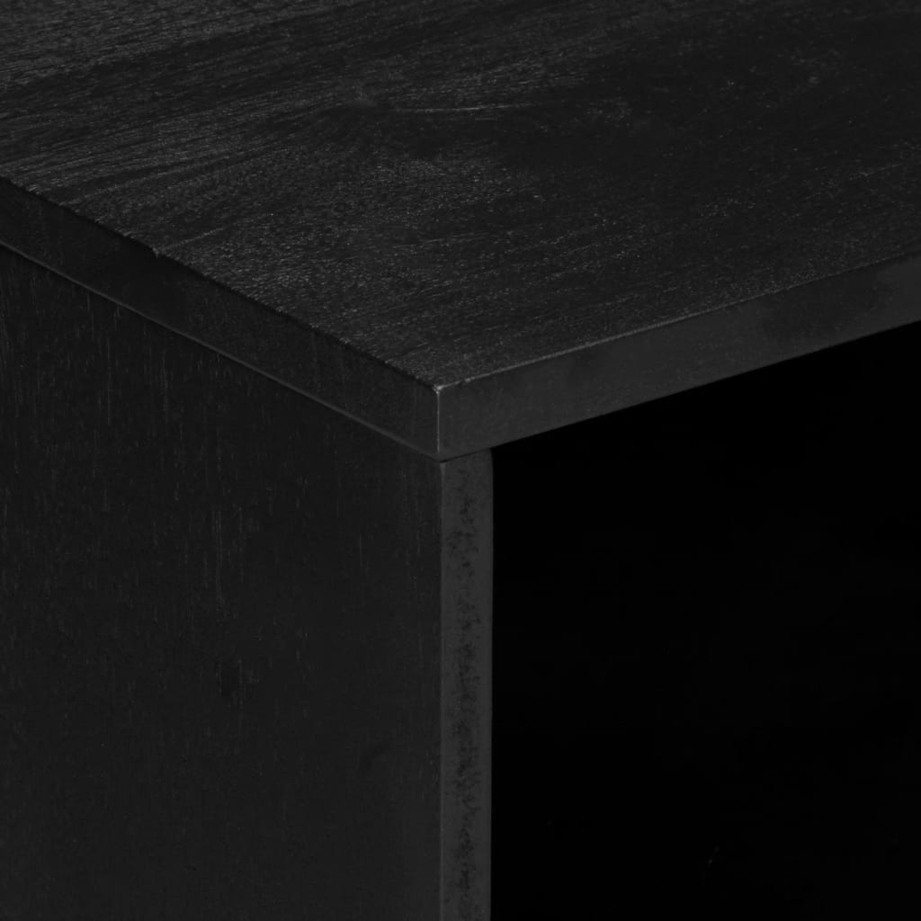 Nattbord Sengbord Svart 50x33x62 cm