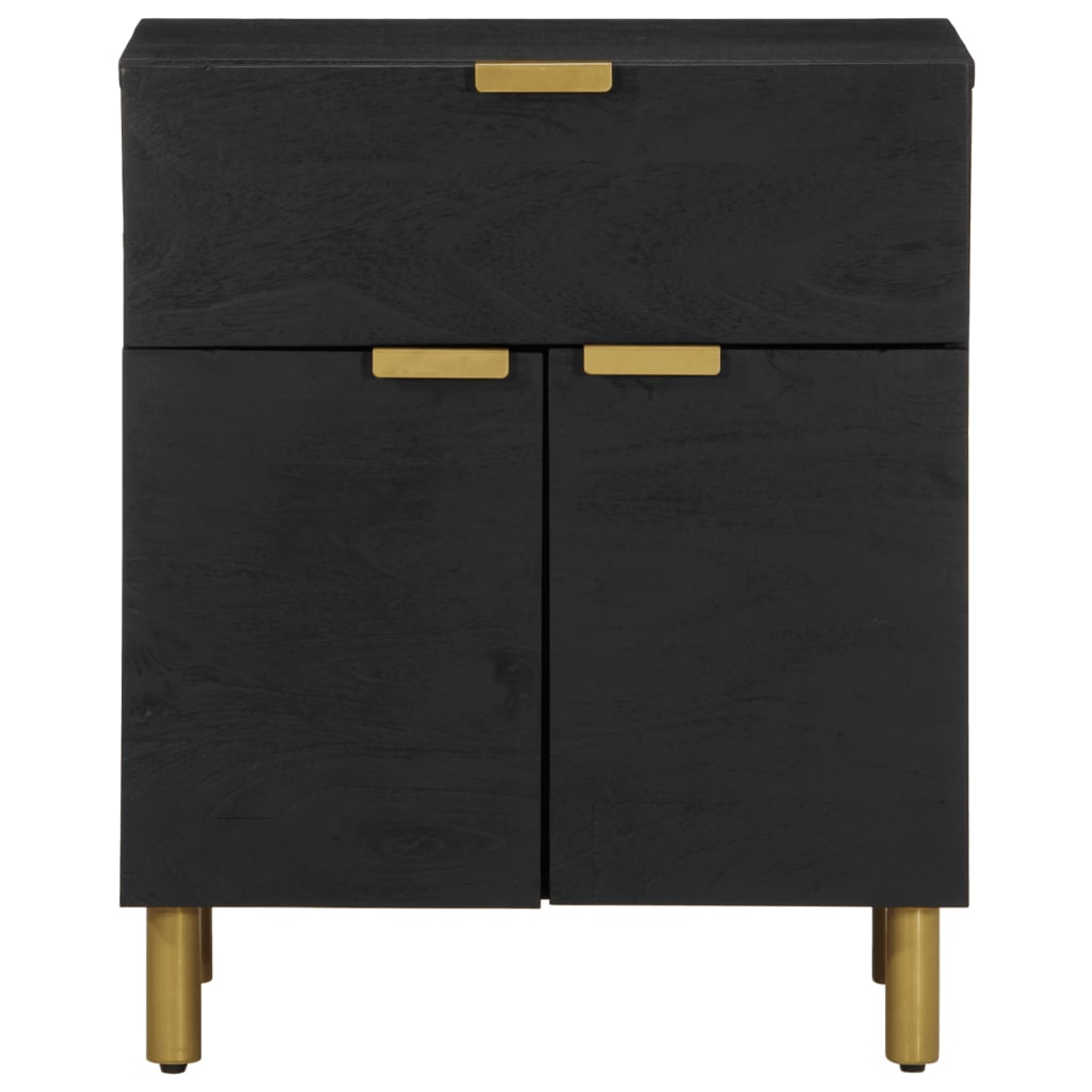 Nattbord Sengbord Svart 50x33x60 cm