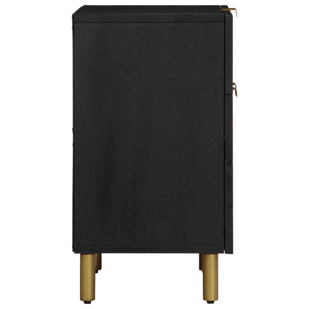 Nattbord Sengbord Svart 50x33x60 cm