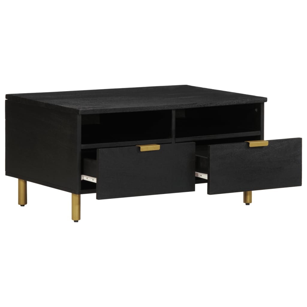 Salongbord Sofabord Svart 80x54x40 cm