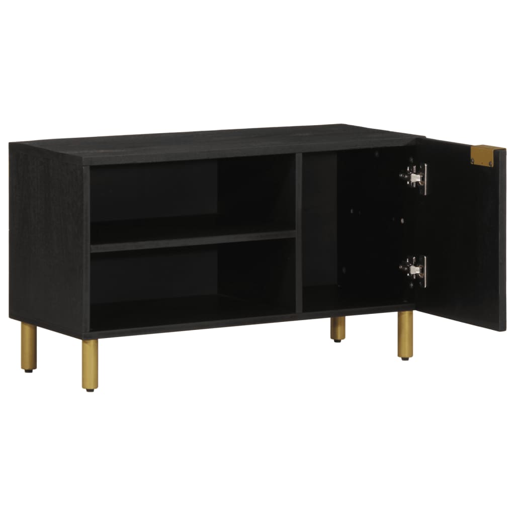 TV-Møbel Svart Tv-benk 80x33x46 cm