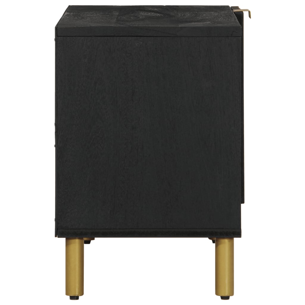 TV-Møbel Svart Tv-benk 80x33x46 cm