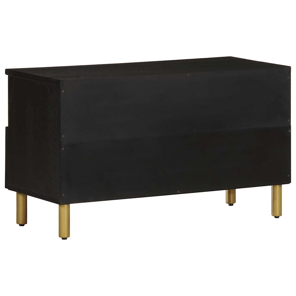 TV-Møbel Svart Tv-benk 80x33x46 cm
