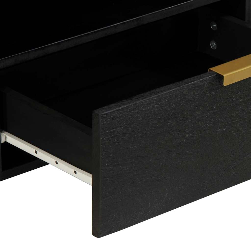 TV-Møbel Svart Tv-benk 80x33x46 cm