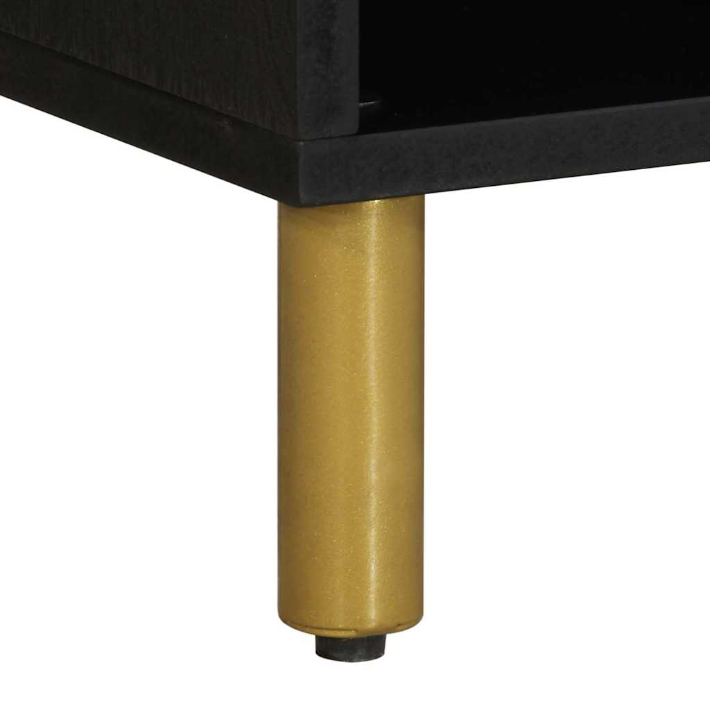 TV-Møbel Svart Tv-benk 80x33x46 cm