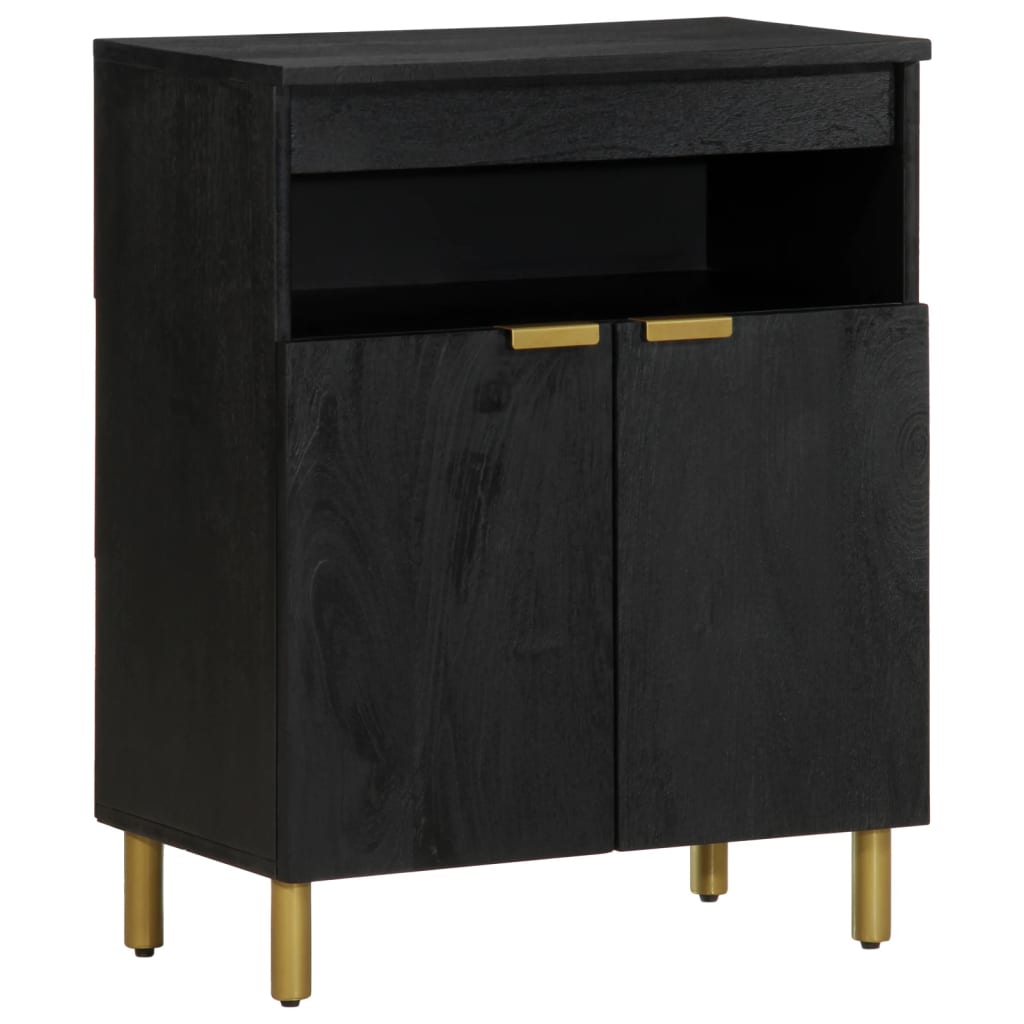 Skjenk Svart 60x33x75 cm