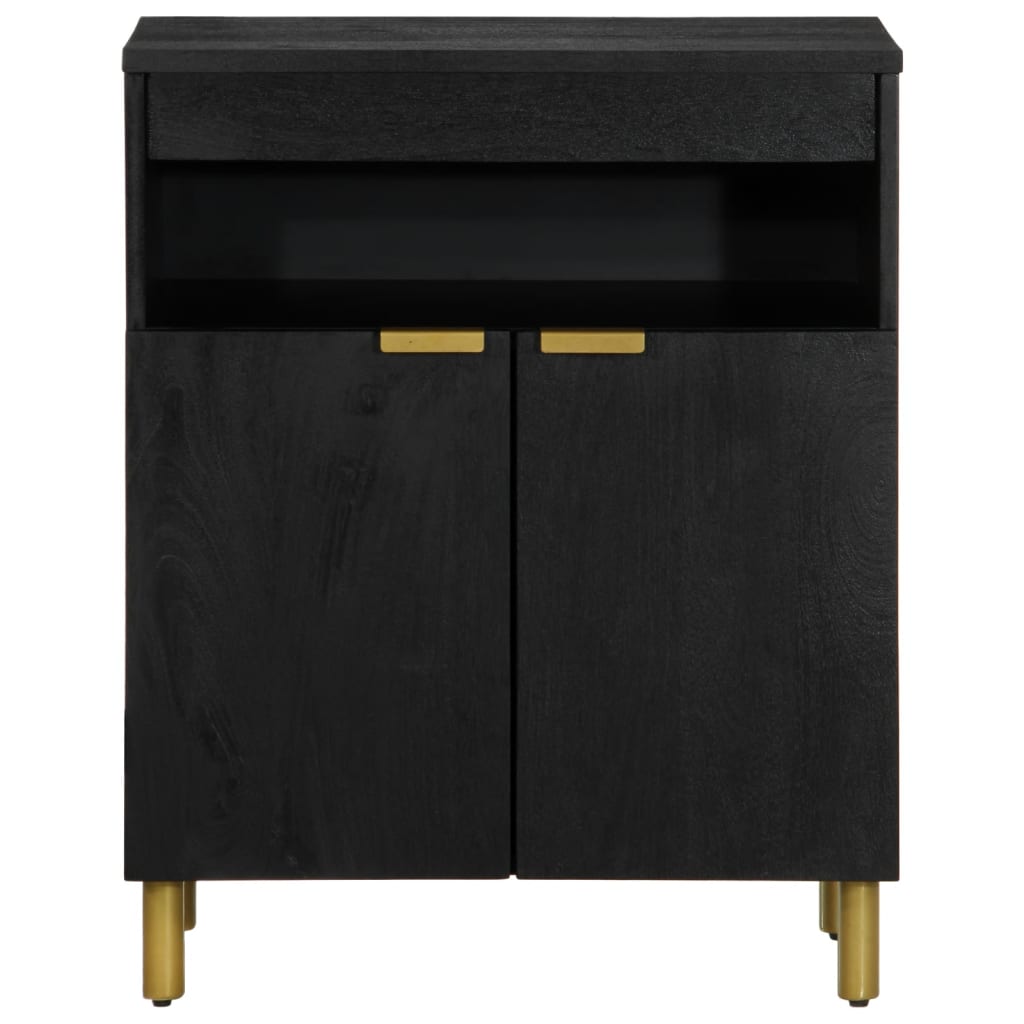 Skjenk Svart 60x33x75 cm