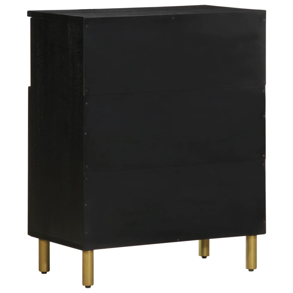 Skjenk Svart 60x33x75 cm