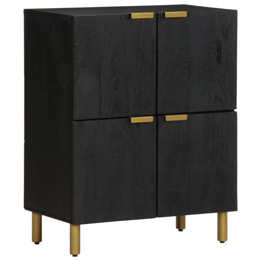 Skjenk Svart 60x33x75 cm