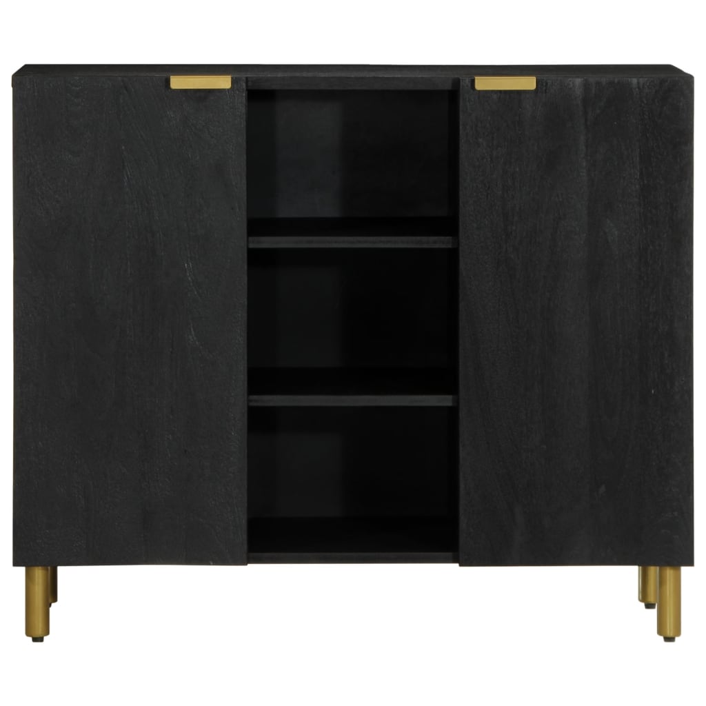 Skjenk Svart 90x33x75 cm