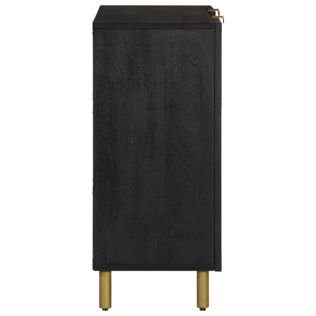 Skjenk Svart 90x33x75 cm
