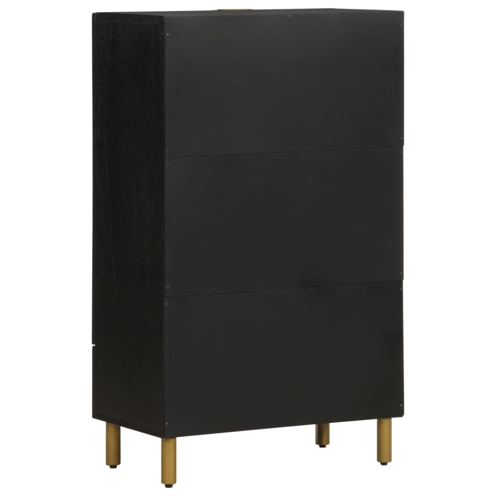 Skap Svart 60x33x100 cm