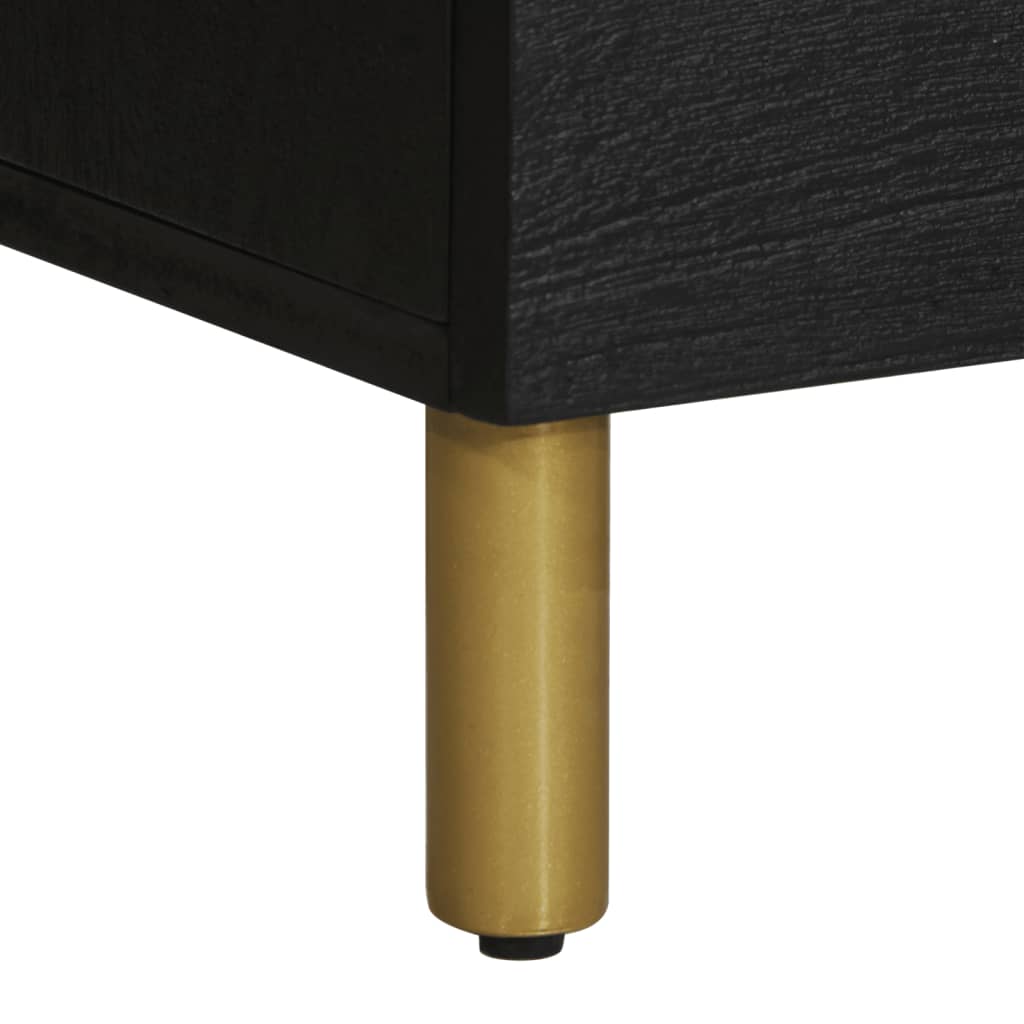 Skap Svart 60x33x100 cm