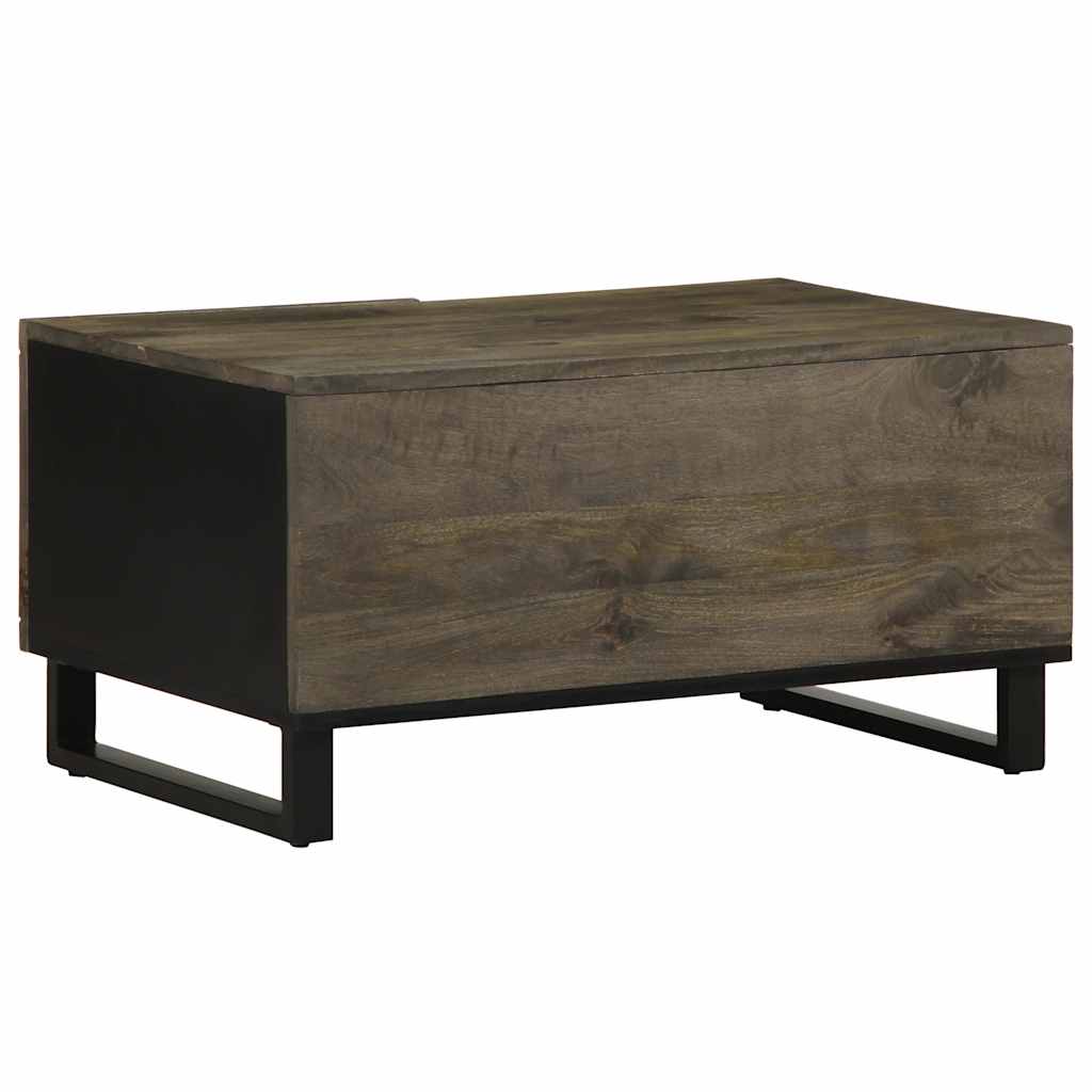 Salongbord Sofabord Svart 80x50x40 cm heltre furu