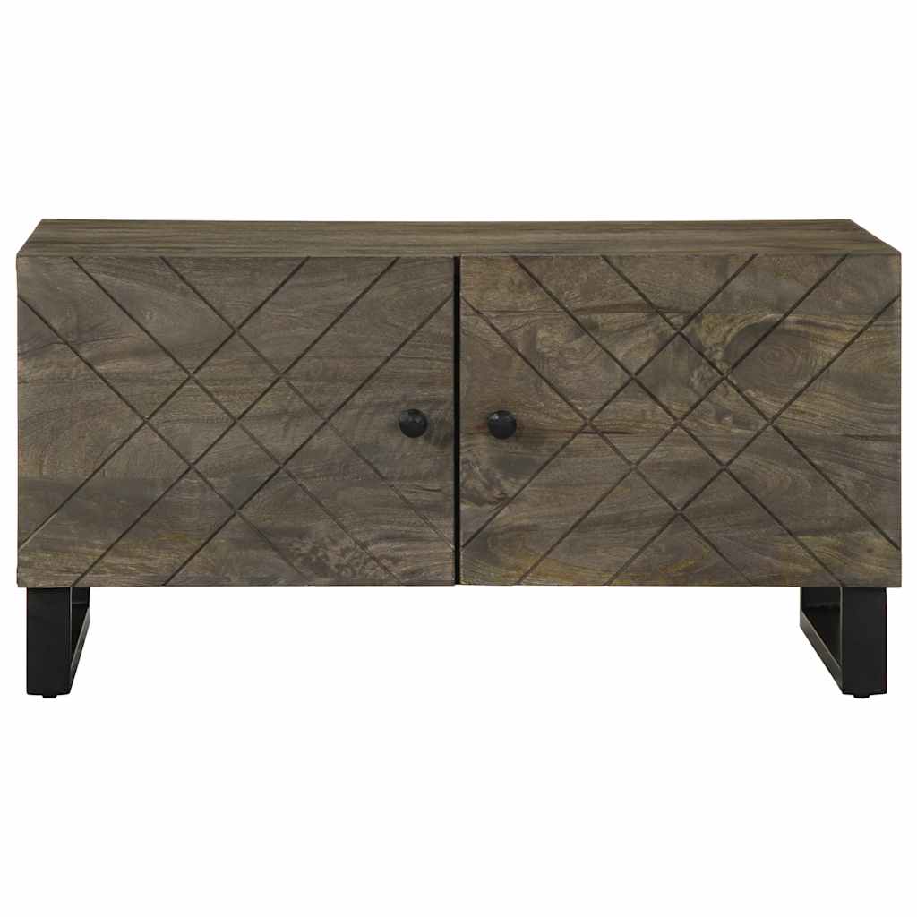 Salongbord Sofabord Svart 80x50x40 cm heltre furu