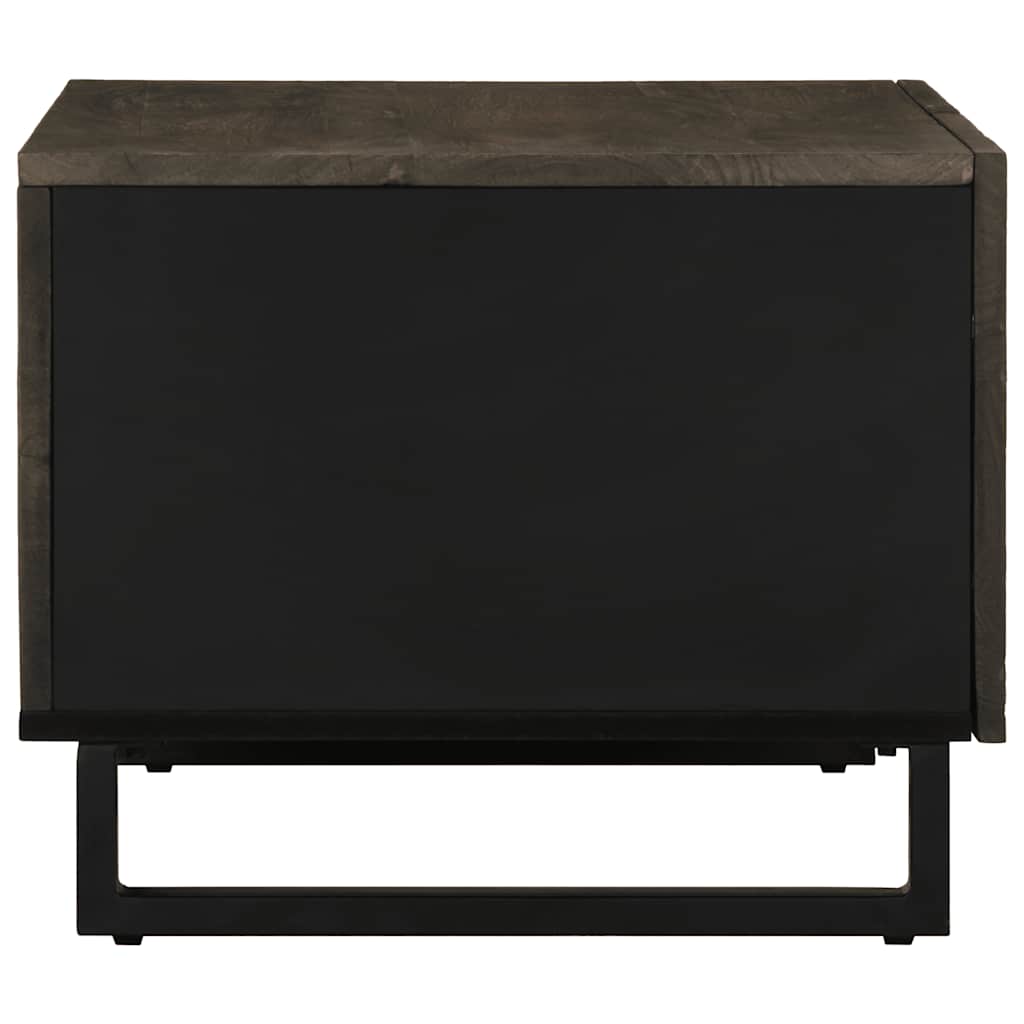 Salongbord Sofabord Svart 80x50x40 cm heltre furu
