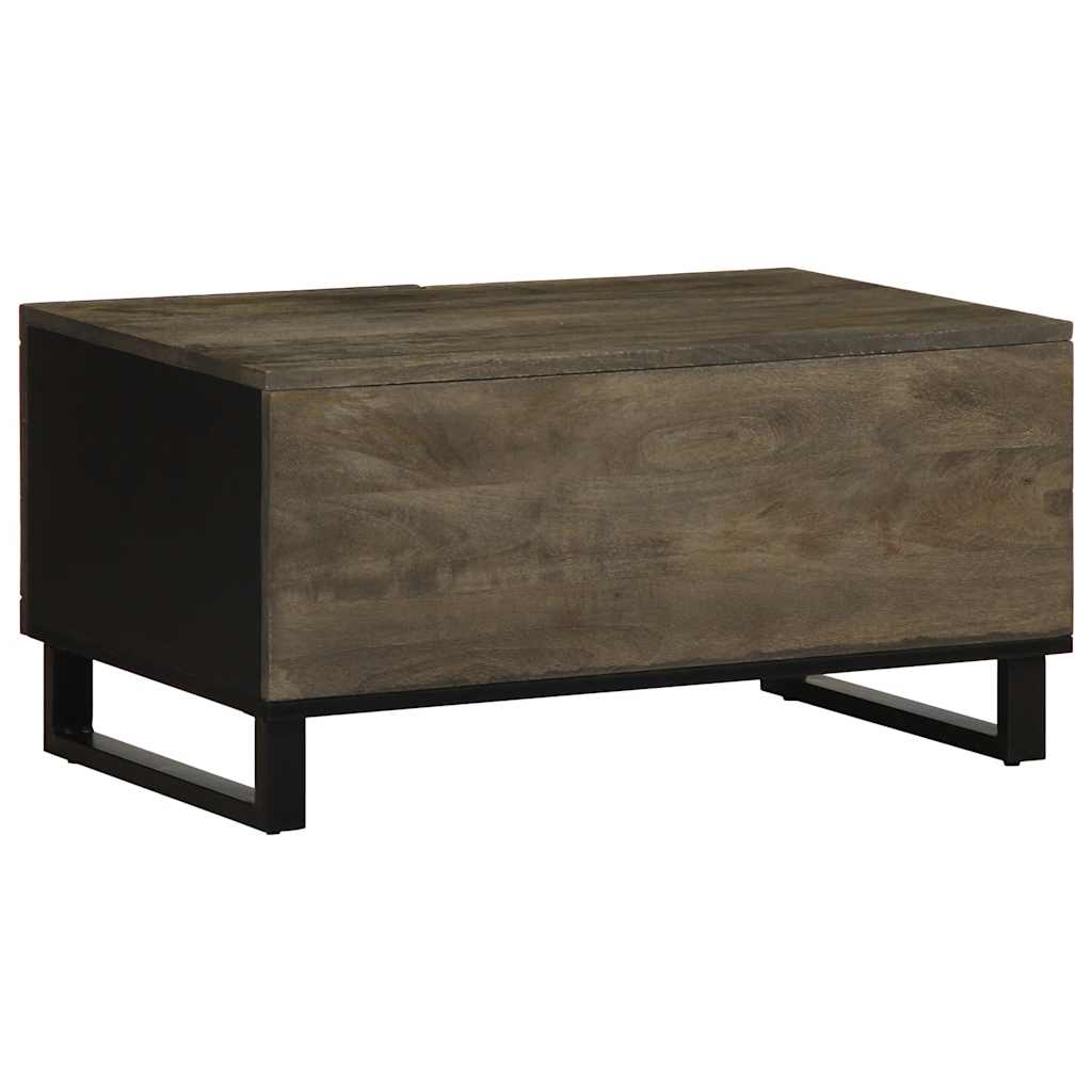 Salongbord Sofabord Svart 80x50x40 cm heltre furu