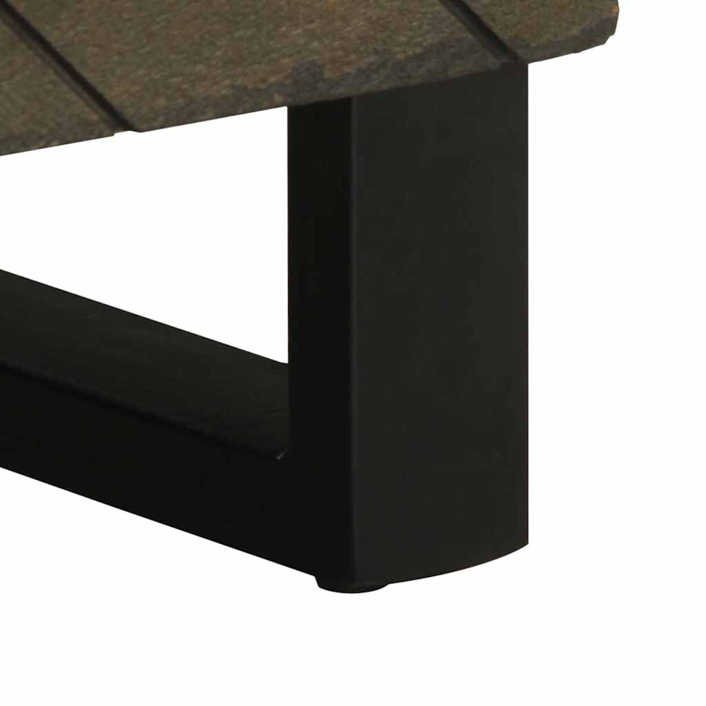 Nattbord Sengbord Svart 40x33x46 cm heltre mango