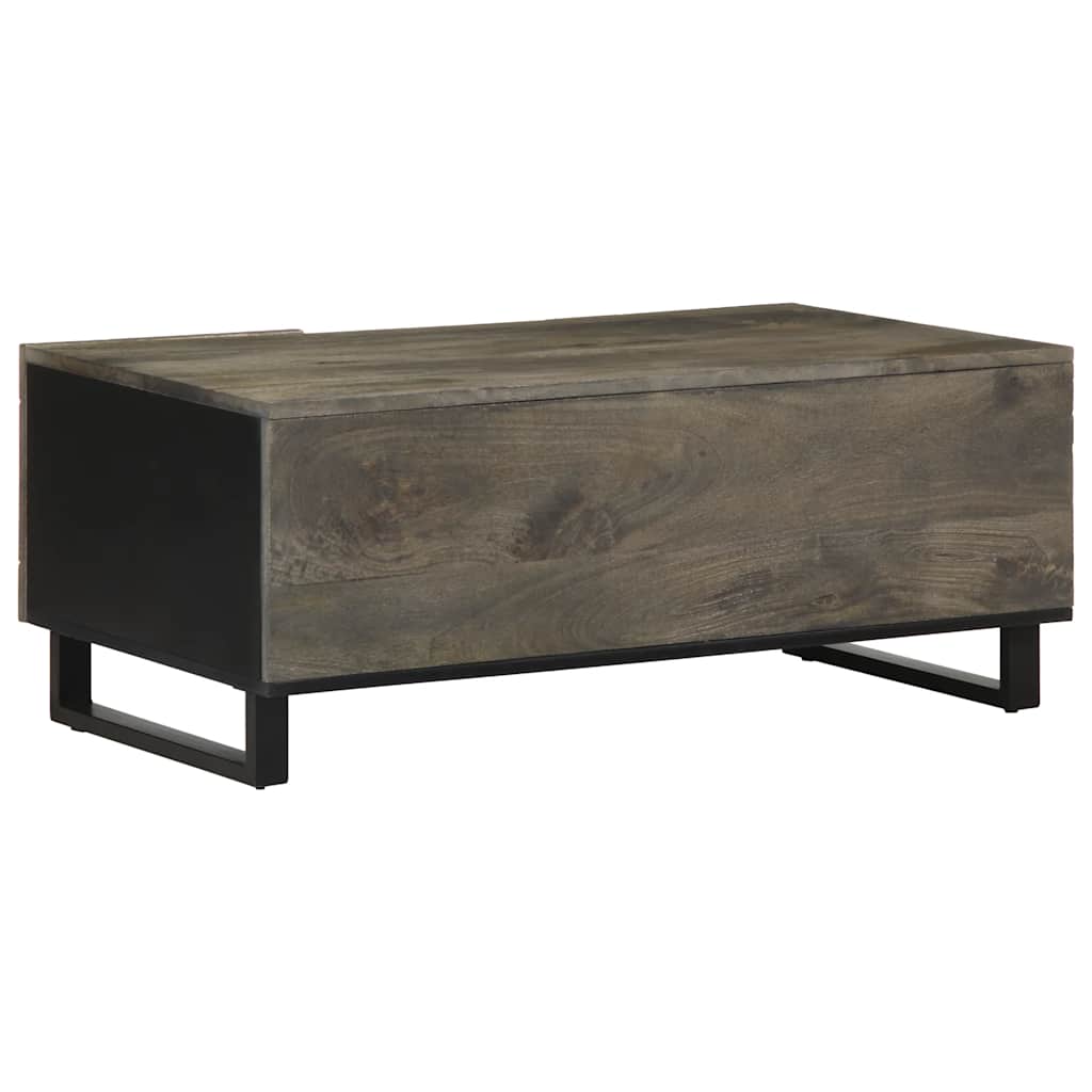 Salongbord Sofabord Svart 100x54x40 cm heltre mango