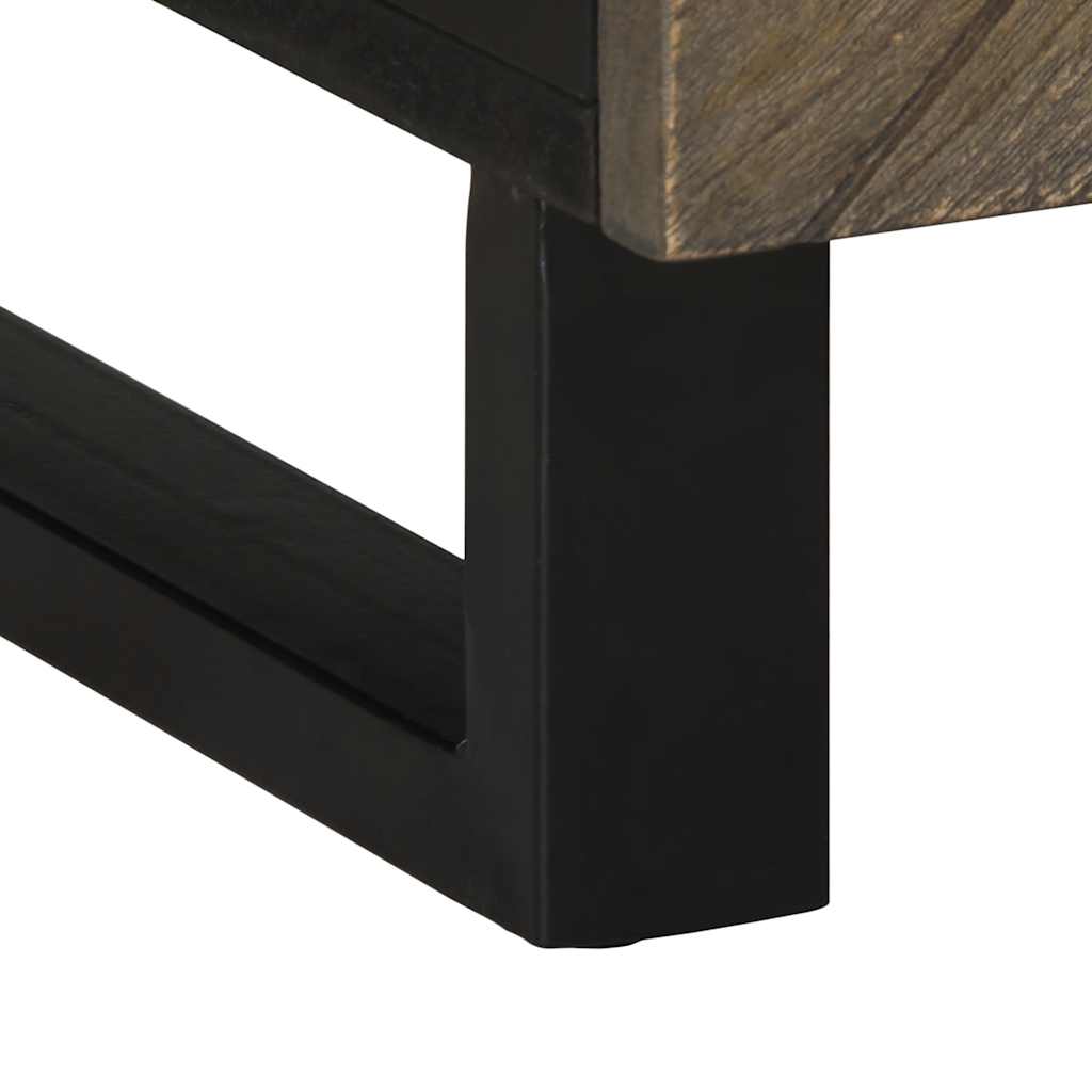 Salongbord Sofabord Svart 100x54x40 cm heltre mango