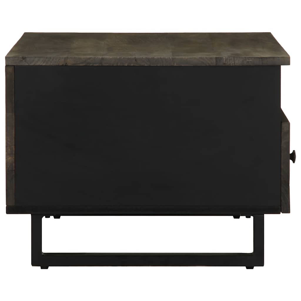 Salongbord Sofabord Svart 80x54x40 cm heltre furu