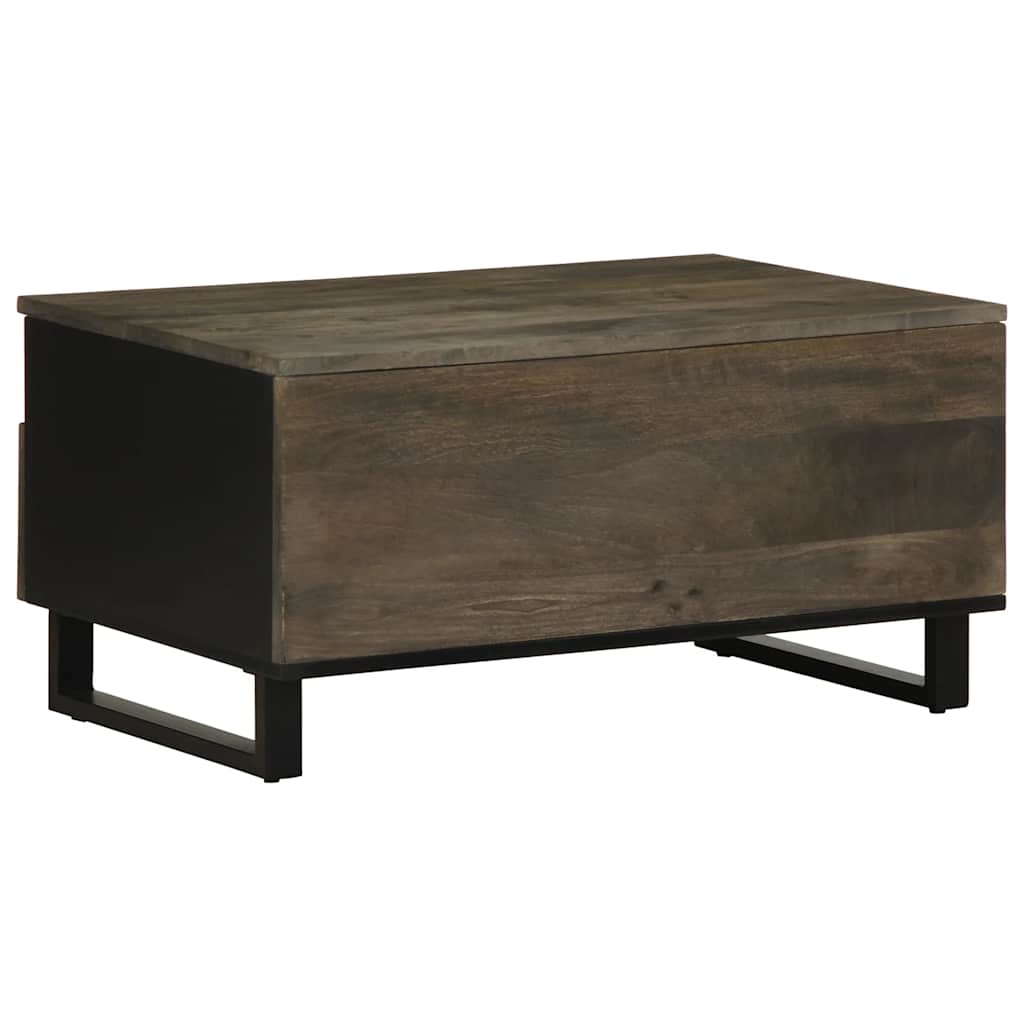 Salongbord Sofabord Svart 80x54x40 cm heltre furu