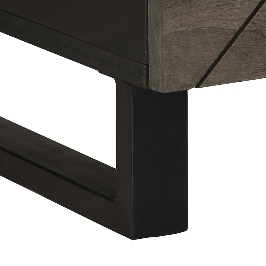 Salongbord Sofabord Svart 80x54x40 cm heltre furu