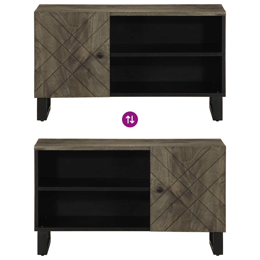 TV-Møbel Tre TV-benk Svart 80x33x46 cm heltre mango