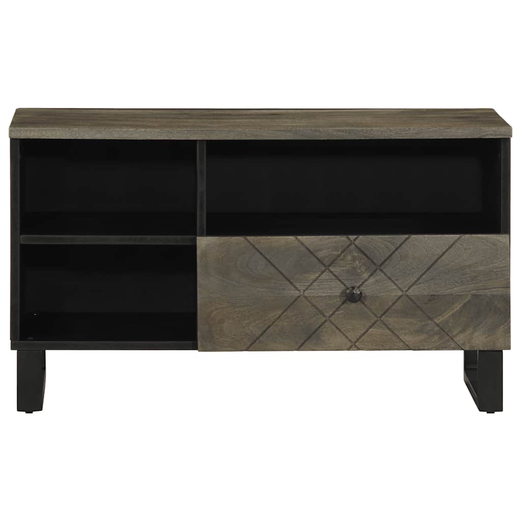 TV-Møbel Svart Tv-benk 80x33x46 cm heltre mango