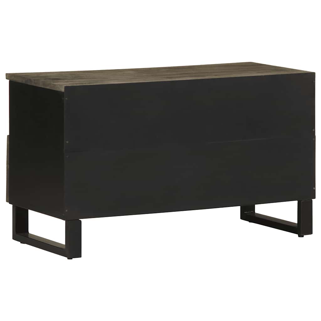 TV-Møbel Svart Tv-benk 80x33x46 cm heltre mango