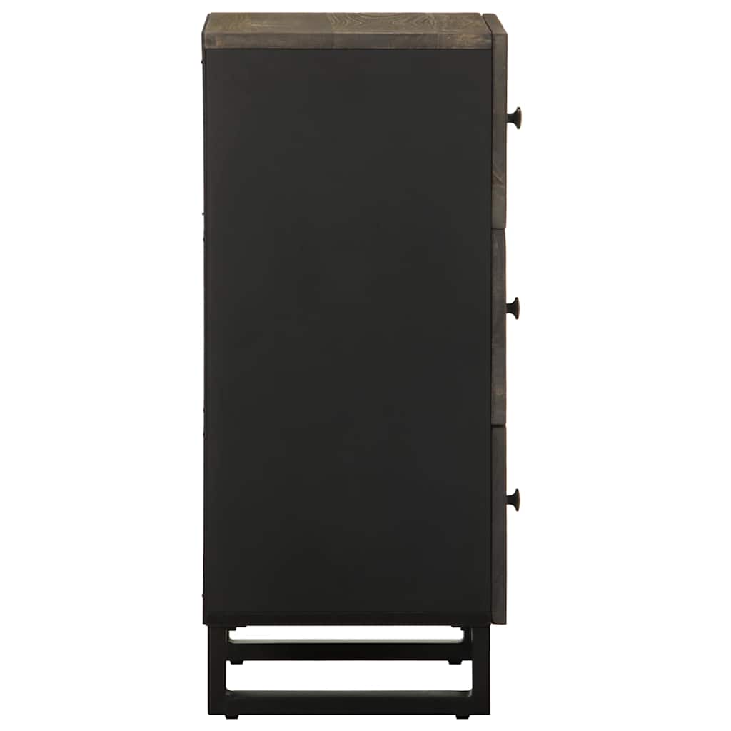 Skjenk Svart 40x33x75 cm heltre mango