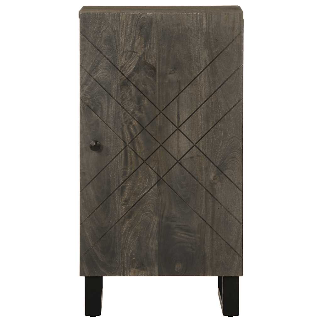 Skjenk Svart 40x33x75 cm heltre mango