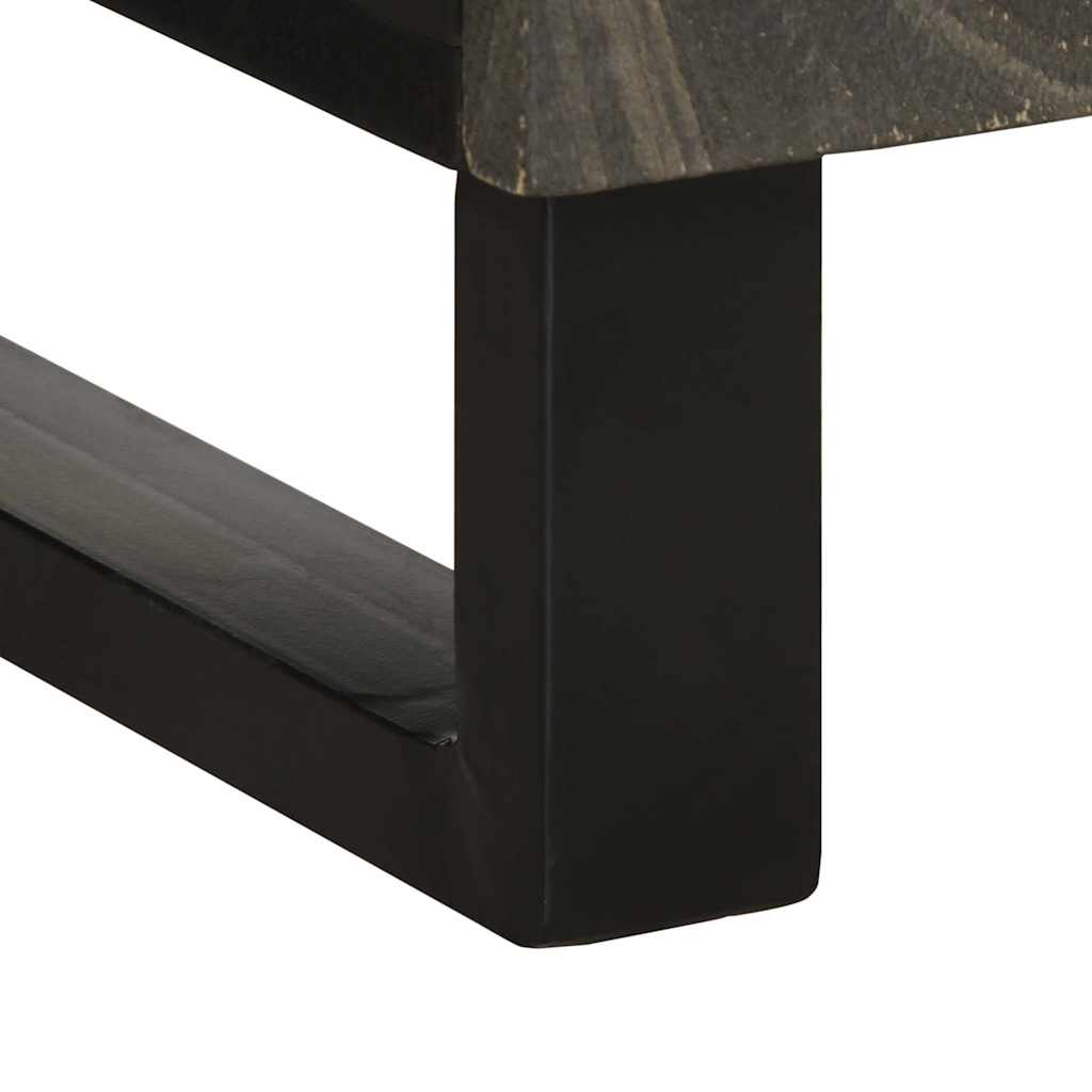 Skjenk Svart 40x33x75 cm heltre mango