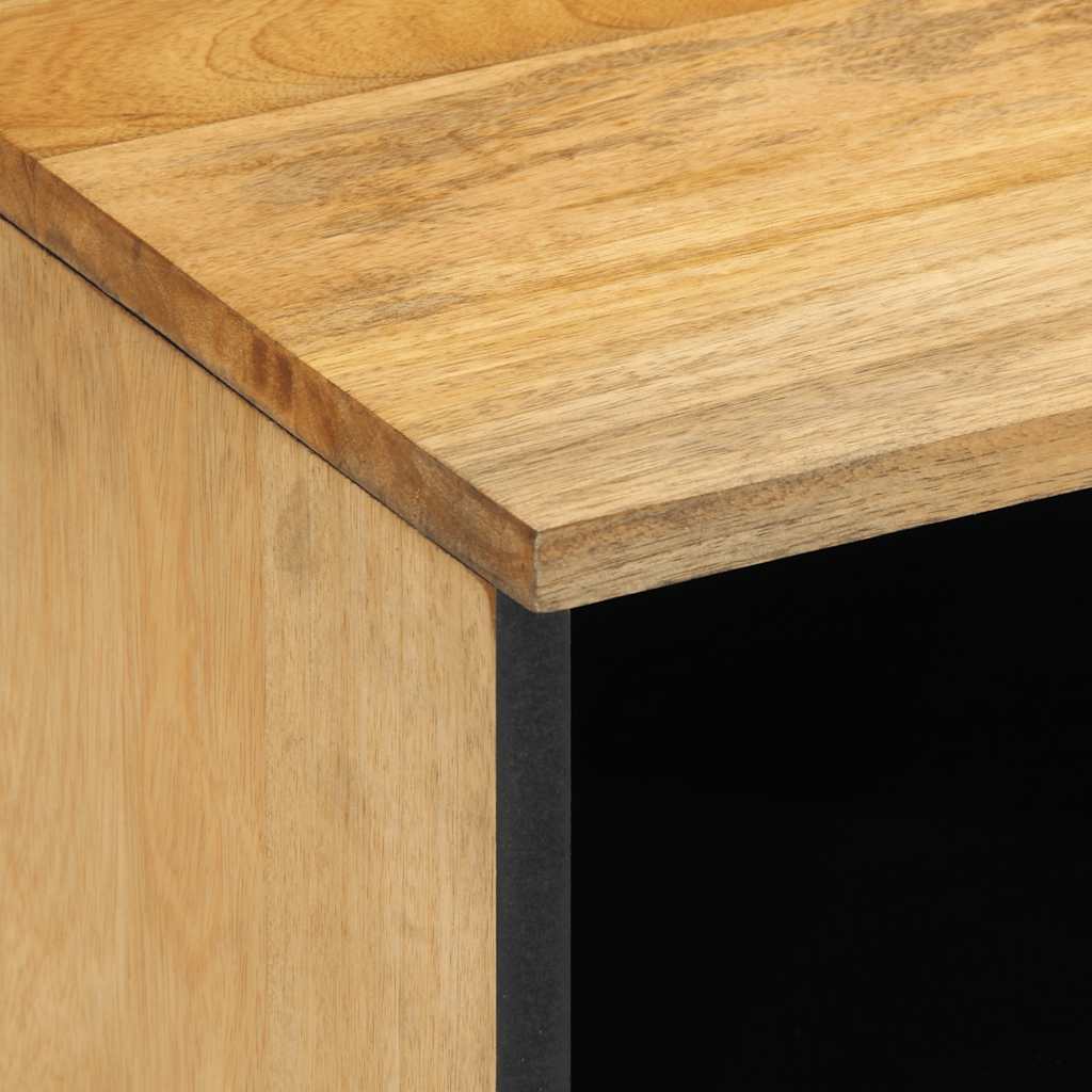 Nattbord Sengbord Tre heltre mangotre Brun 40x33x46 cm
