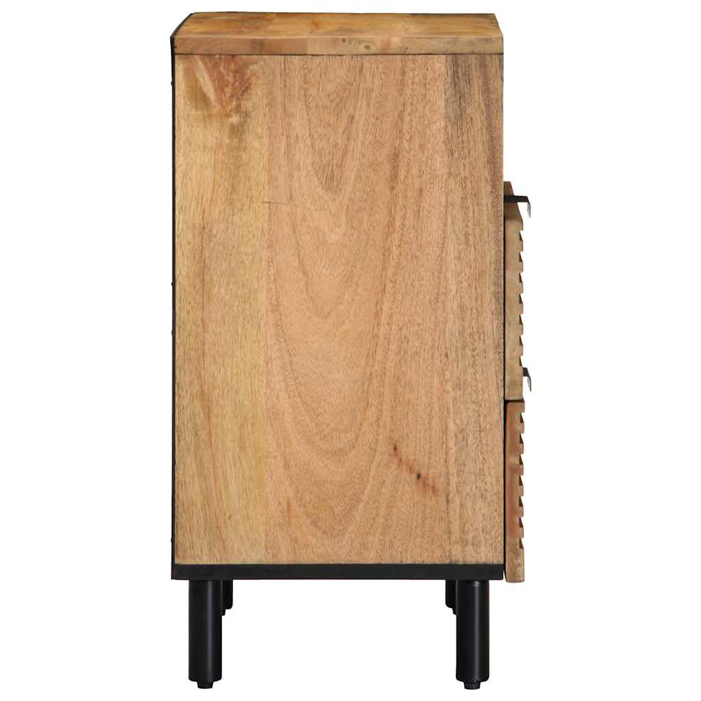 Nattbord Sengbord Tre heltre mangotre Brun 50x33x60 cm