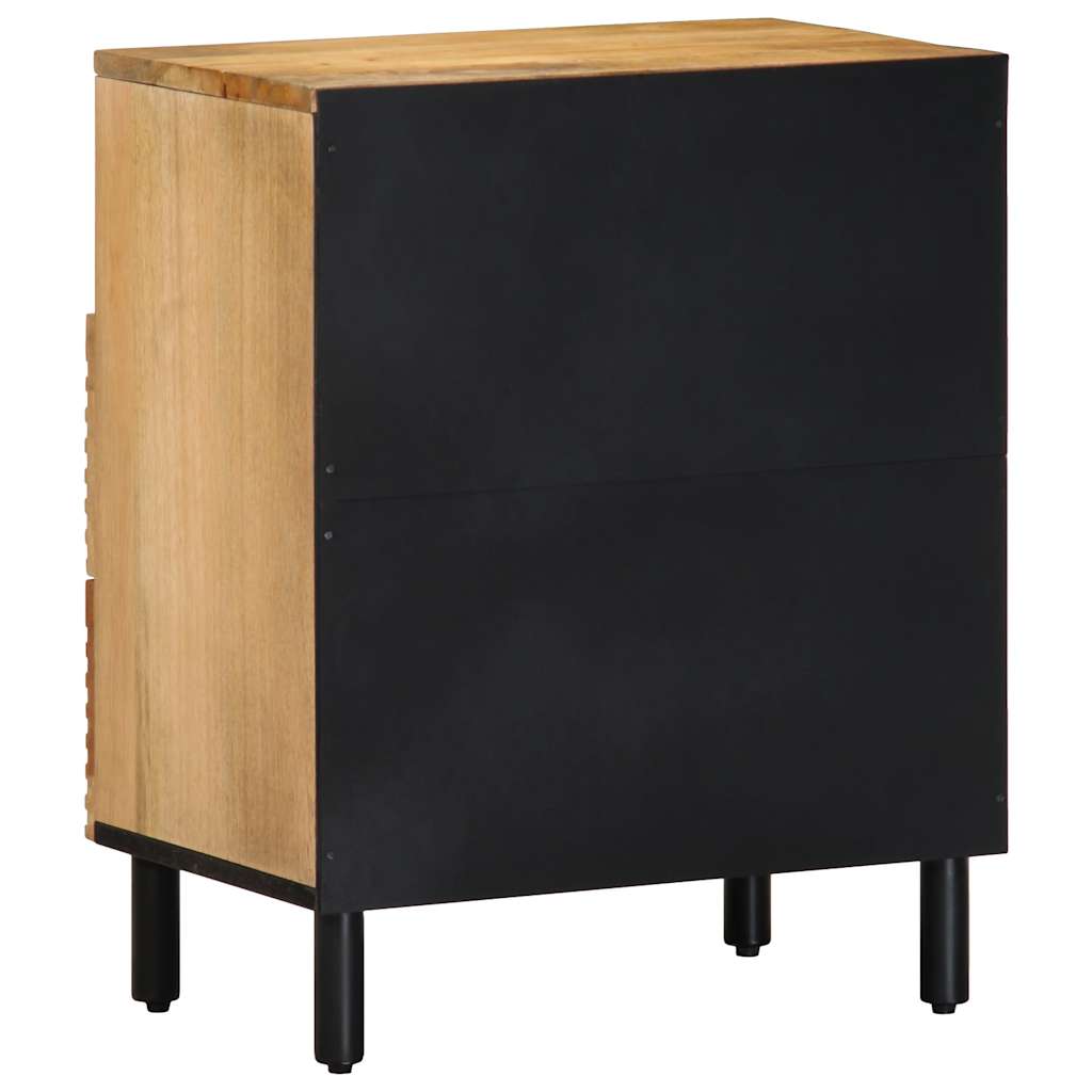 Nattbord Sengbord Tre heltre mangotre Brun 50x33x60 cm