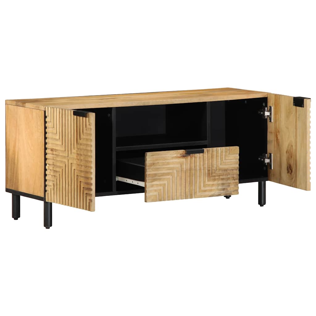 TV-Møbel Brun Tv-benk 105x33x46 cm heltre mango