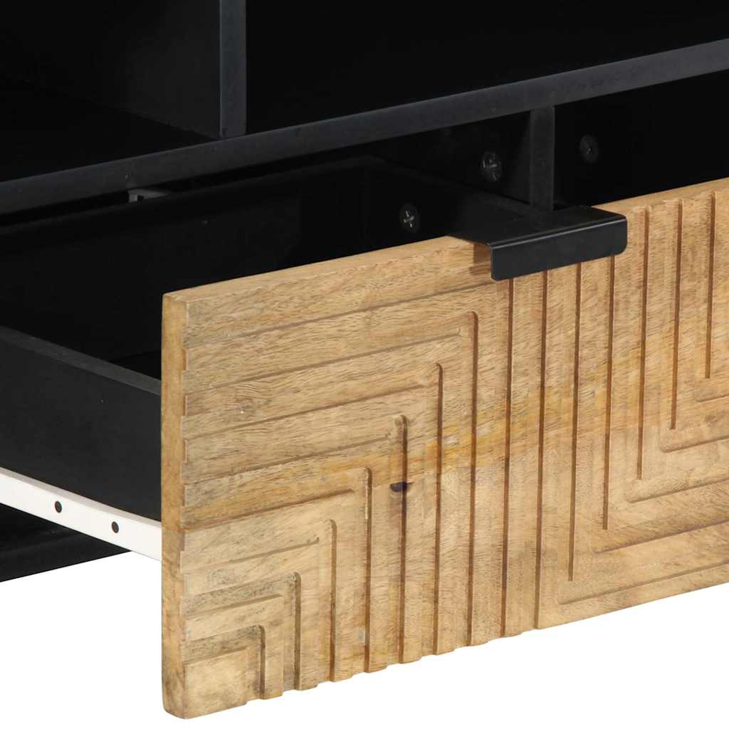 TV-Møbel Brun Tv-benk 100x33x46 cm heltre mango