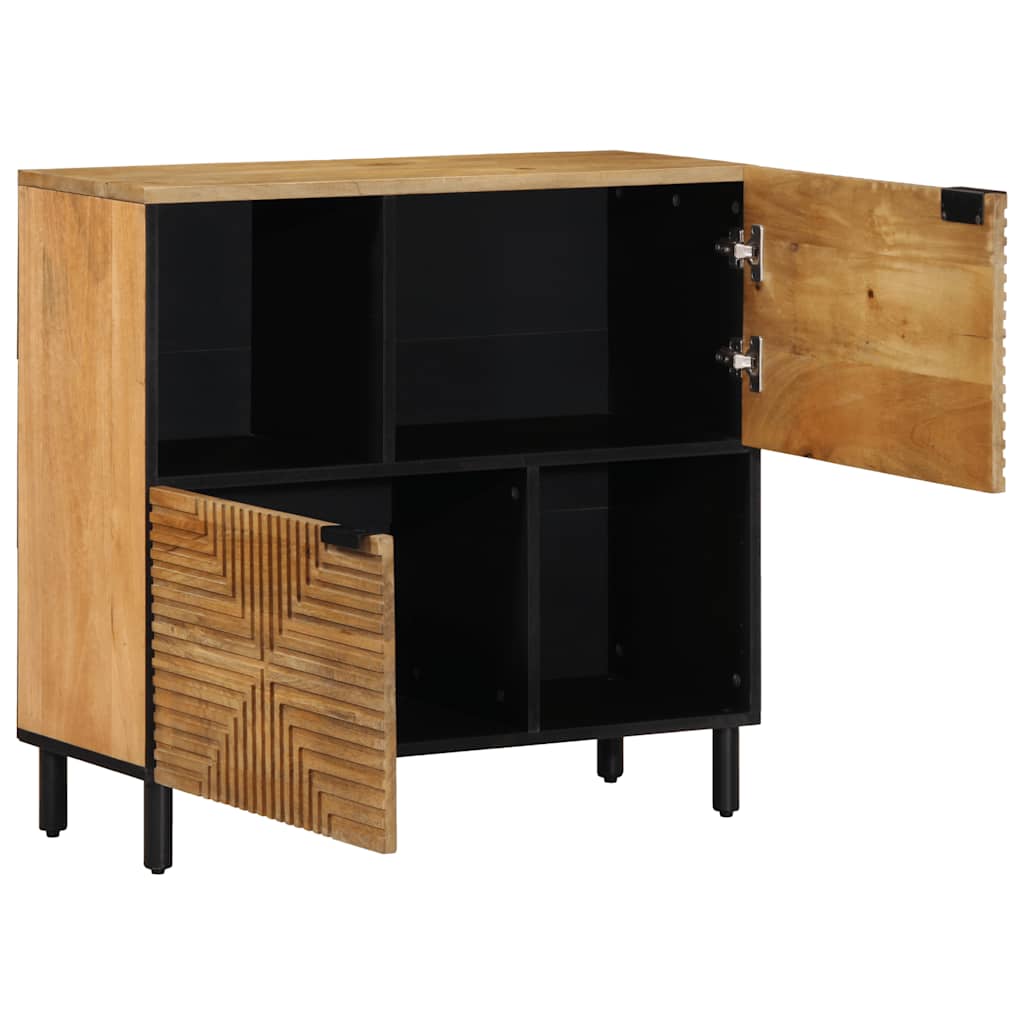 Skjenk Brun 80x33x75 cm heltre mango