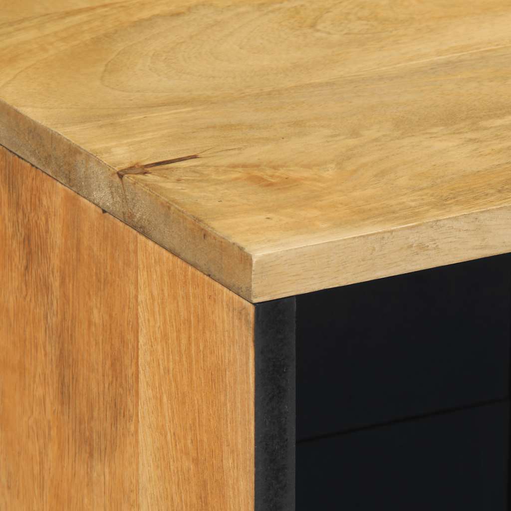 Skjenk Brun 80x33x75 cm heltre mango