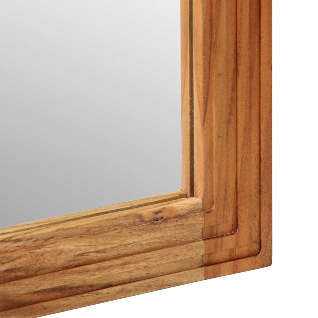 Baderomsspeil 50x70x3 cm Massivt Akasietre