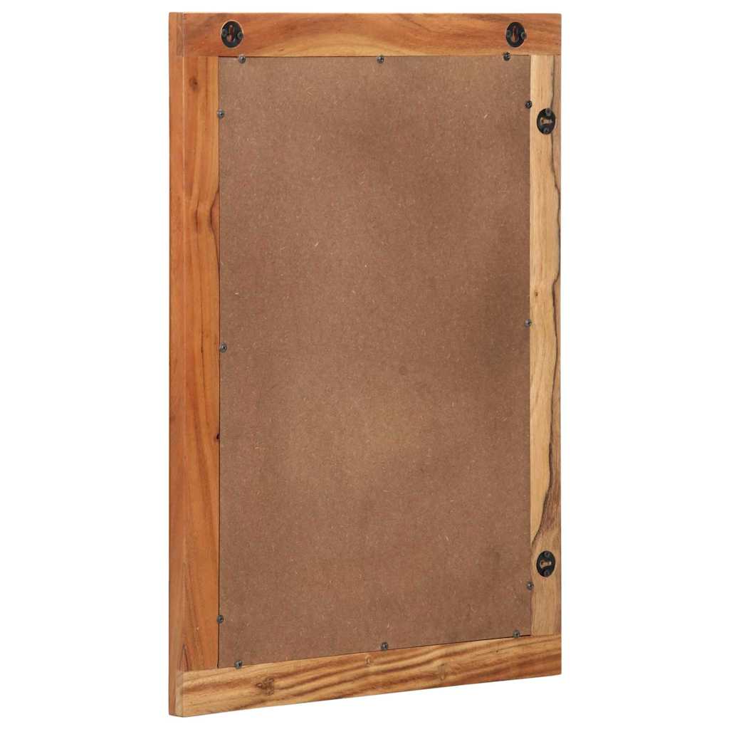 Baderomsspeil 50x70x3 cm Massivt Akasietre