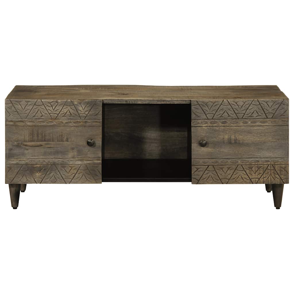 Salongbord Sofabord Grå 100x54x40 cm heltre mango