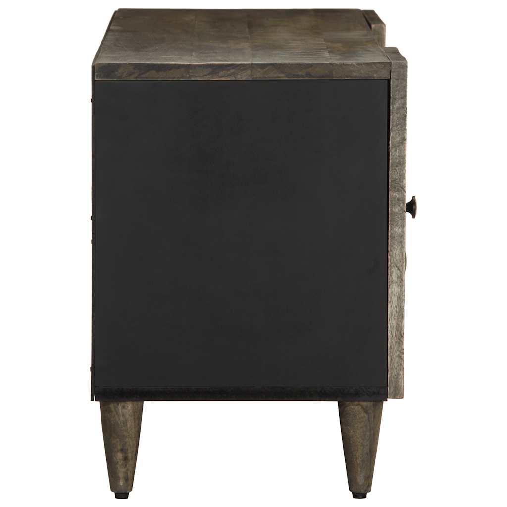 TV-Møbel Grå Tv-benk lysegrå 105x33,5x46 cm heltre mango