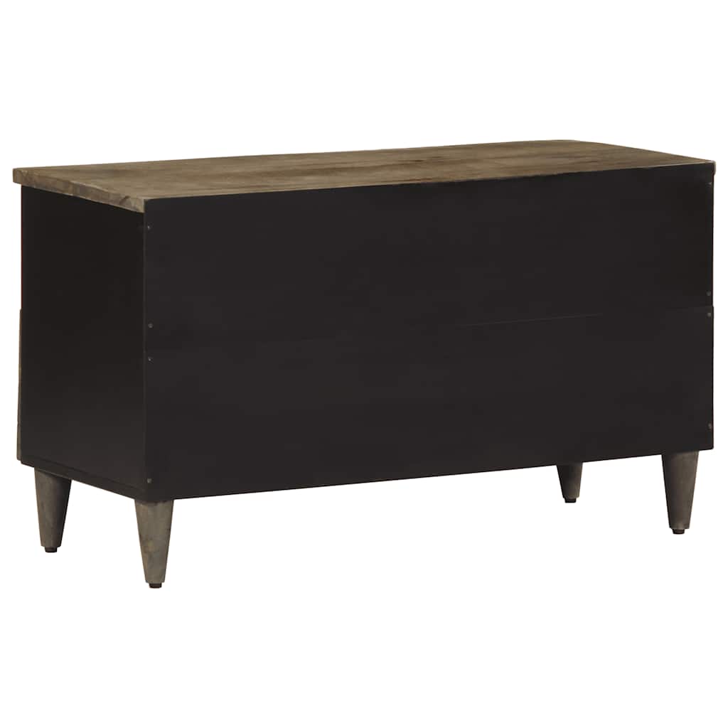 TV-Møbel Svart Tv-benk 80x33x46 cm heltre mango