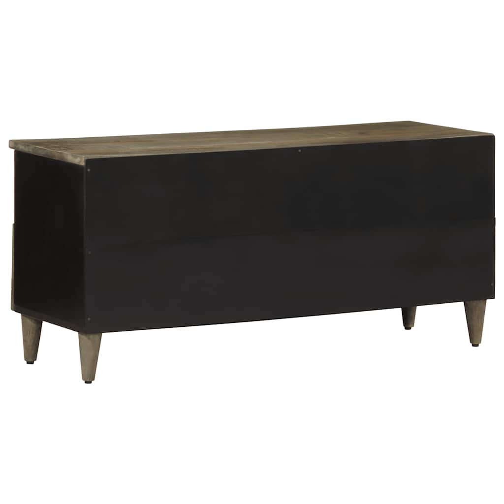 TV-Møbel Svart TV-benk 100x33x46 cm heltre mango