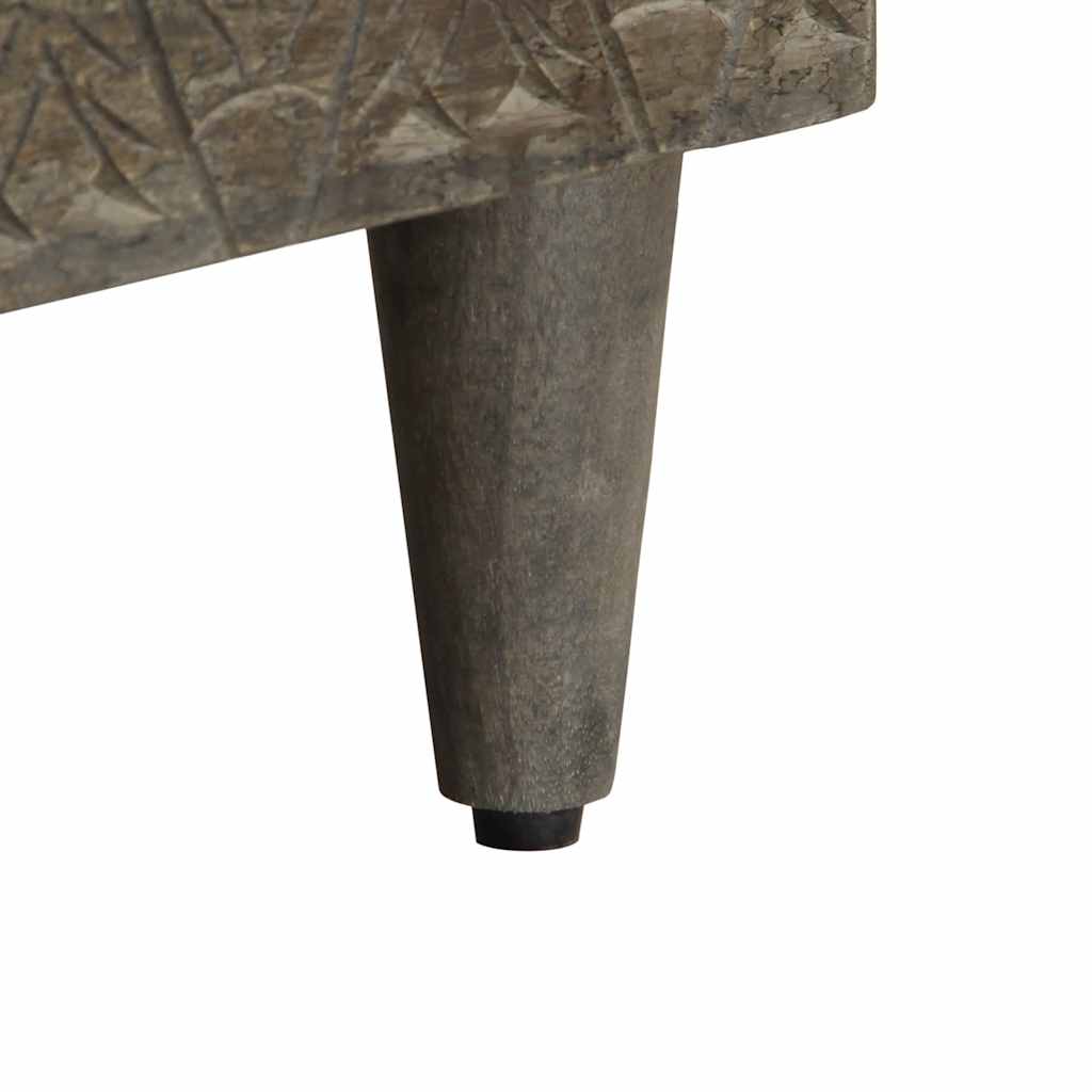 TV-Møbel Svart TV-benk 100x33x46 cm heltre mango